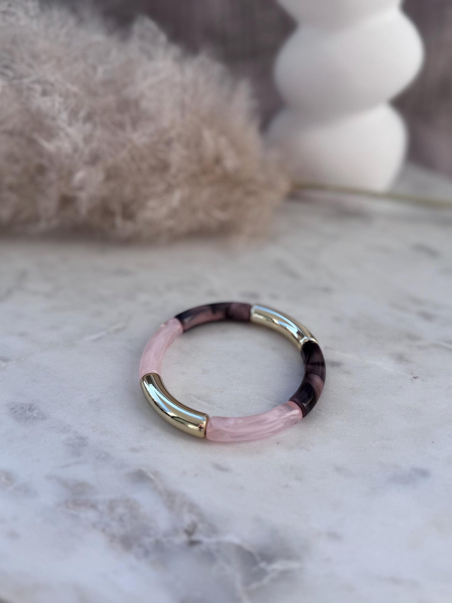 Schlichter dünner Armreif - Handgefertigtes Tube Armband für den perfekten Summer Look im Retrostil