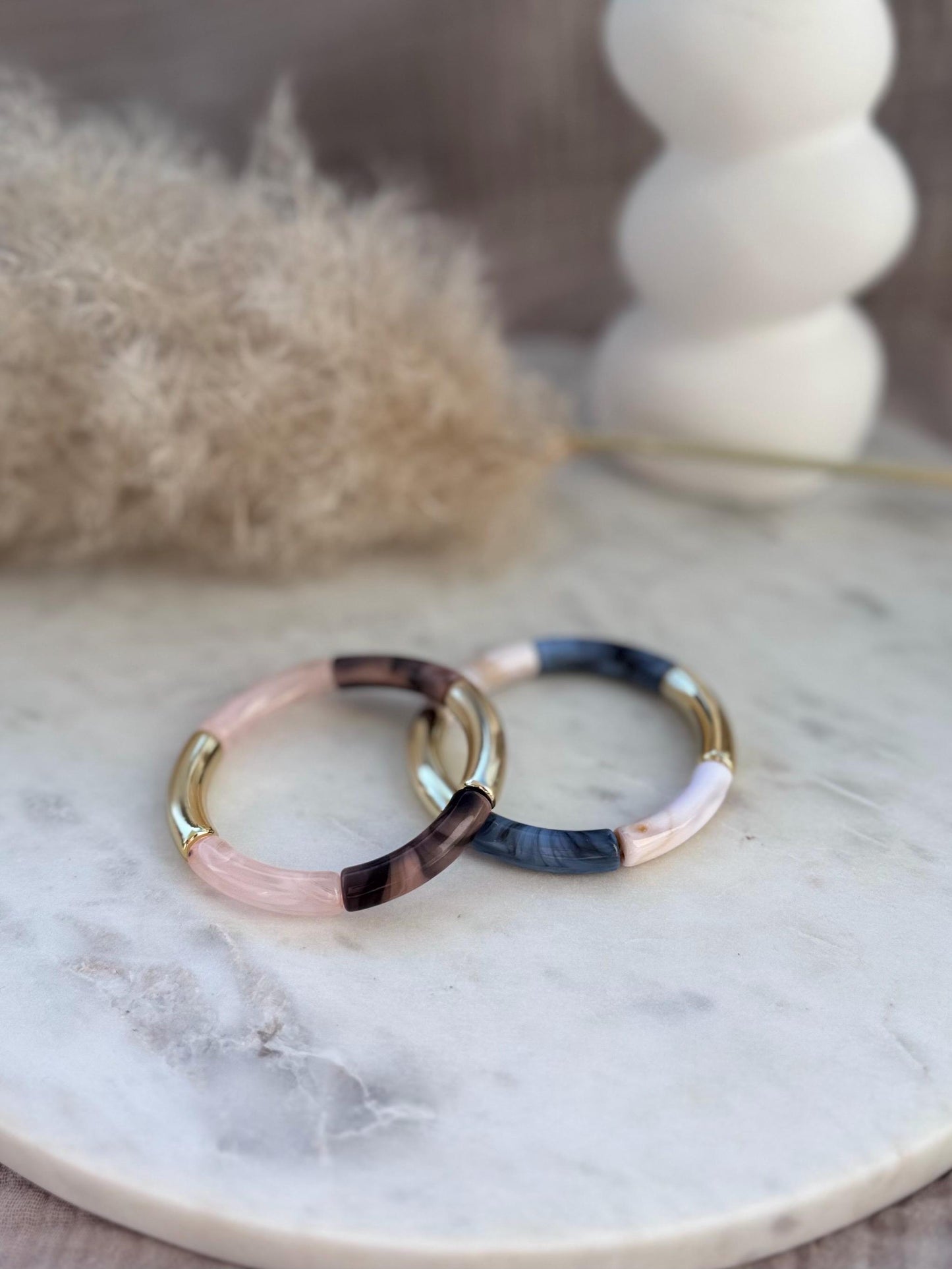 Schlichter dünner Armreif - Handgefertigtes Tube Armband für den perfekten Summer Look im Retrostil