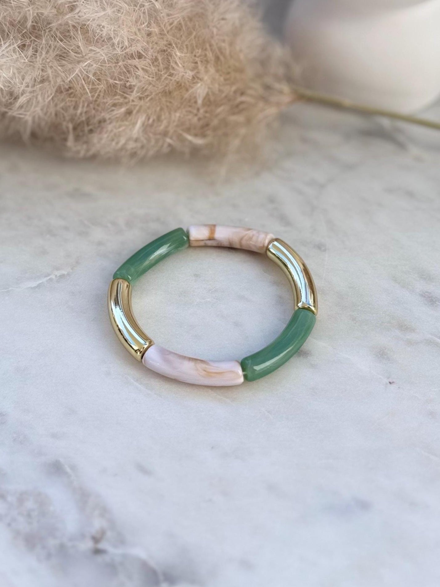 Schlichter dünner Armreif - Handgefertigtes Tube Armband für den perfekten Summer Look im Retrostil