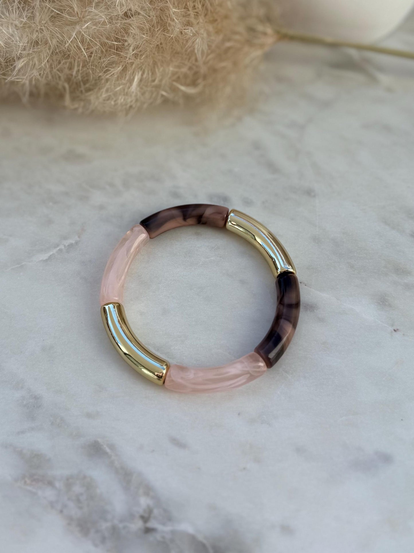 Schlichter dünner Armreif - Handgefertigtes Tube Armband für den perfekten Summer Look im Retrostil