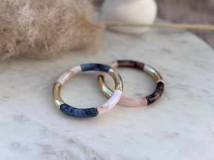 Schlichter dünner Armreif - Handgefertigtes Tube Armband für den perfekten Summer Look im Retrostil