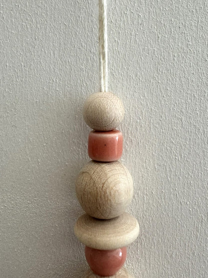 Handgefertigter schlichter Sonnenfänger - Suncatcher mit Prisma - Regenbogen Fensterdekoration aus Glas