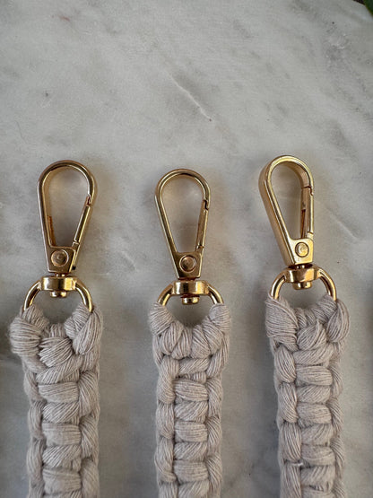 Handgefertigter Makramee Schlüsselanhänger - Boho Scandi Style Accessoire