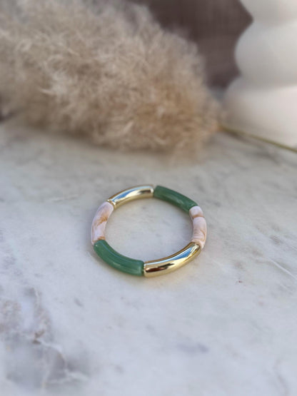 Schlichter dünner Armreif - Handgefertigtes Tube Armband für den perfekten Summer Look im Retrostil