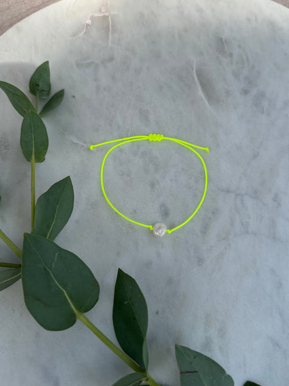 Süßwasserperlen Armband handgefertigt - Ibiza Style Freundschaftsarmband bunte Farben