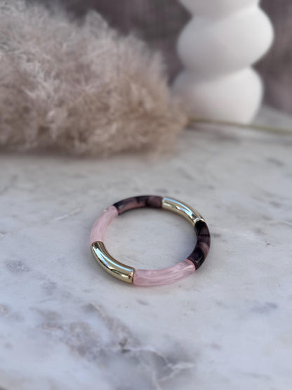 Schlichter dünner Armreif - Handgefertigtes Tube Armband für den perfekten Summer Look im Retrostil