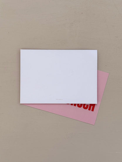 Glückwunschkarte "Herzlichen Glückwunsch" - Rosa Rot - Kreative Geburtstagskarte - Bunte Karte