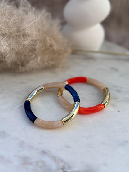 Schlichter dünner Armreif - Handgefertigtes Tube Armband für den perfekten Summer Look im Retrostil