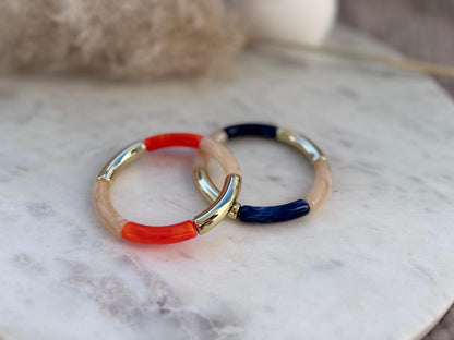 Schlichter dünner Armreif - Handgefertigtes Tube Armband für den perfekten Summer Look im Retrostil