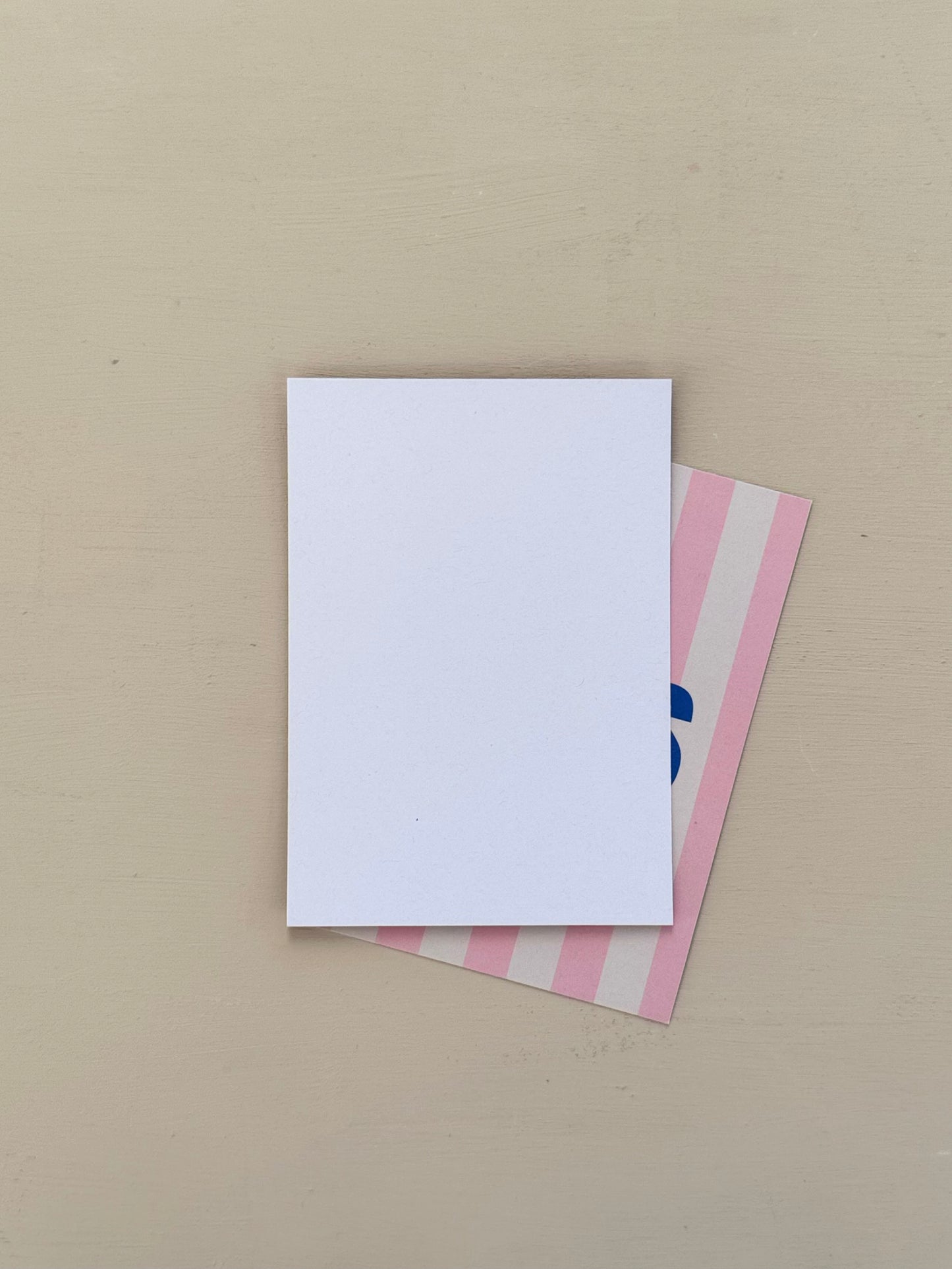 Motivationskarte "Du kannst alles schaffen" - Gestreift Royalblau - Mutmachkarte  - Prüfung