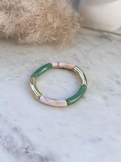 Schlichter dünner Armreif - Handgefertigtes Tube Armband für den perfekten Summer Look im Retrostil