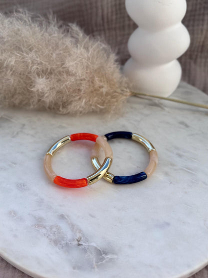 Schlichter dünner Armreif - Handgefertigtes Tube Armband für den perfekten Summer Look im Retrostil